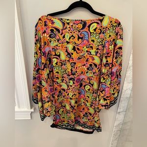 Used once.  Excellent condition. Trina turk cover up.